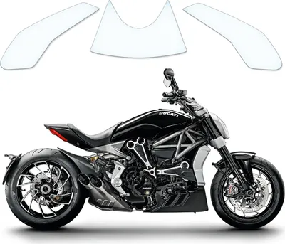 Produktbild von Tankschutzfolie Tankpad geeignet für Ducati X Diavel S 2016+