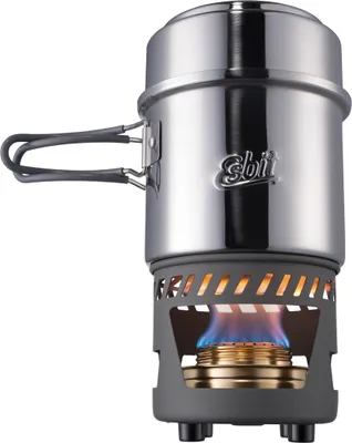 Produktbild von ESBIT Spiritus Kochset, 985ml, Edelstahl - nur 530g