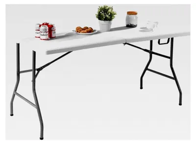 Produktbild von Klapptisch 153x74cm, mit Tragegriff, für Partys, Camping und Garten