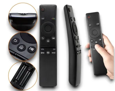 Produktbild von Universal Fernbedienung für Samsung Smart TV Ersatzfernbedienung Schwarz