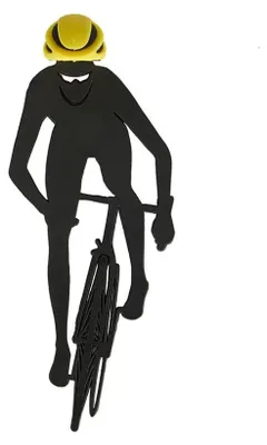 Immagine prodotto di Segnalibro da ciclismo Balvi - Nero/Giallo