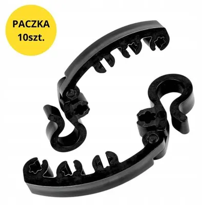 Zdjęcie produktu dla Mission Air PACZKA 10szt. Uchwyt rynnowy do kabli