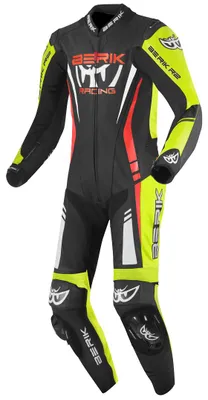 Produktbild von Berik Absolute GP 1-Teiler Motorrad Lederkombi, schwarz/rot/gelb, 54