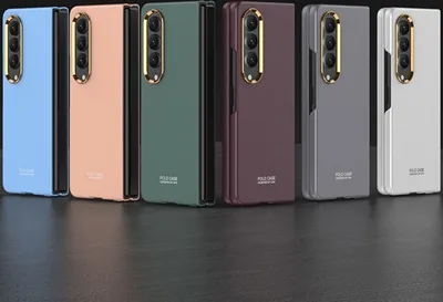 Immagine prodotto di Samsung Galaxy Z Fold4 5G Galvanic Lens Frame Cover Custodia per telefoni cellulari Custodia per telefoni cellulari