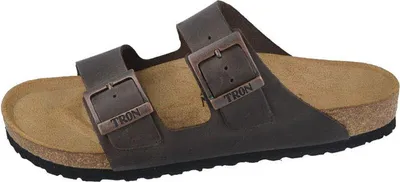 Produktbild von TRON by Finn Comfort Herren Tieffußbett Pantolette PAMPELONNE braun Größe EUR 44