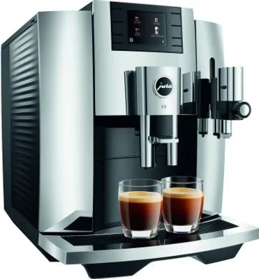 Produktbild von JURA VG! Kaffeevollautomat 2T. P.E.P. Milchsyst.HP3 Disp chrom E8 CHROM EB