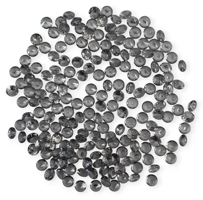 Produktbild von Deko Brillanten 12mm 100ml ca. 150 Stück Diamant Dekosteine Anthrazit