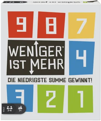 Produktbild von MATTEL GTK96 Games Weniger ist mehr