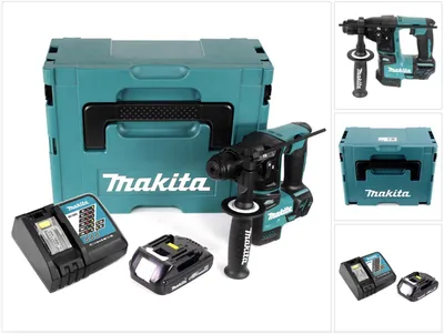 Obrázek produktu pro Makita DHR 171 RY1J 18V dvoustupňová bezkartáčová příklepová vrtačka SDS Plus + 1x akumulátor 1,5Ah + nabíječka