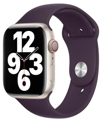 Image de Apple MP7Q3ZM/A accessoire intelligent à porter sur soi Bande Bourgogne Fluoroélastomère
