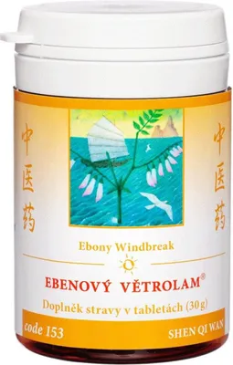 Obrázek produktu pro 153 Ebenový větrolam (SHEN QI WAN), 100 tbl