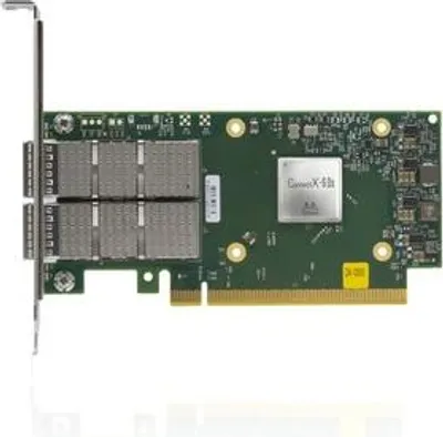 Produktbild von Nvidia Mellanox MCX623106AN-CDAT, Eingebaut, Kabelgebunden, PCI Express, Faser, 100000 Mbit/s, Grün