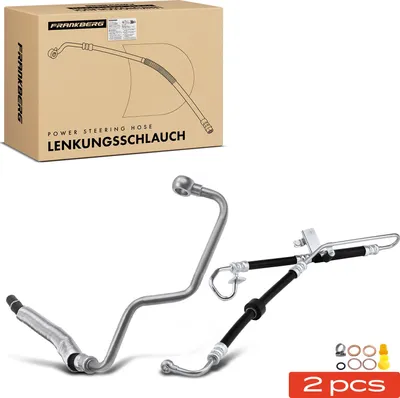 Image de Frankberg 1x Flexible de Direction Assistée+1x Bouchon de Dégazage Flexible pour Mini R50 R53 Cabriolet R52 1.6L