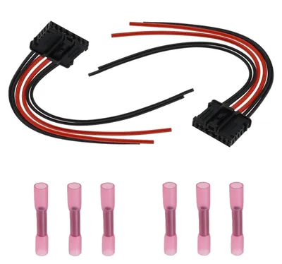 Immagine prodotto di Kit cavi per luci posteriori (2 pezzi), connettore a 6 pin, lunghezza 20 cm. Kit di cablaggio per luci posteriori