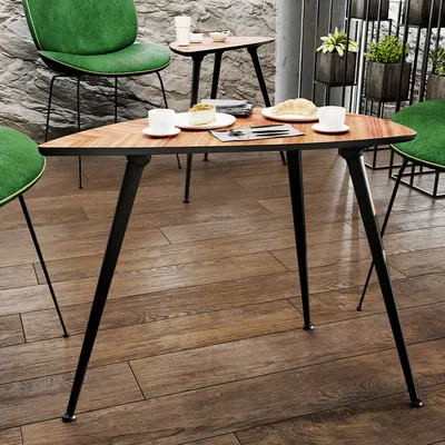Produktbild von Einzelnes Tischbein Tischfuss Möbelfuss abklappbar Metall Möbelbein 710mm Höhe Schwarz