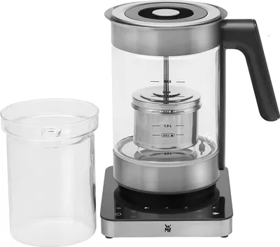 Produktbild von WMF Lumero 04.1326.0011, 1,6 l, 3000 W, Edelstahl, Transparent, Glas, Edelstahl, Regelbare Temperatur, Wasserstandsanzeige