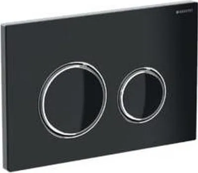 Produktbild von Geberit 115.884.SJ.1, Spülplatte, Schwarz, Chrom, Geberit, 246 mm, 14 mm, 164 mm