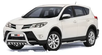Immagine prodotto di Barra di protezione del paraurti anteriore per Toyota RAV4 2013-2015 con ABE in acciaio inox argento