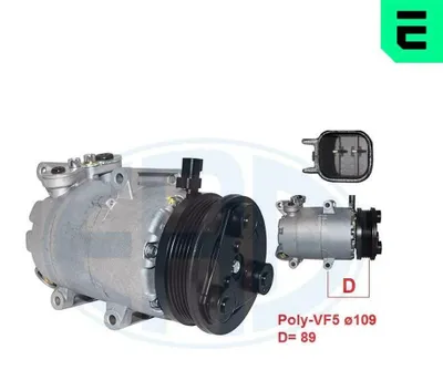 Produktbild von ERA 670075 Klimaanlage Klimakompressor für FORD Focus II Schrägheck (DA, HCP, DP) Focus II Kombi (DA, FFS, DS) C-MAX (DM2) Focus C-Max (DM2)