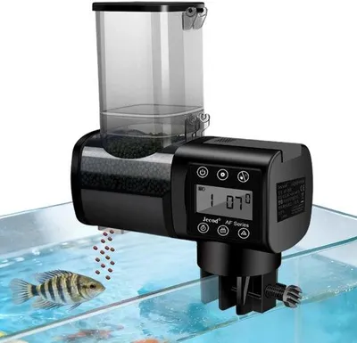 Produktbild von Automatischer Futterautomat für Aquarien, 500 ml Fassungsvermögen
