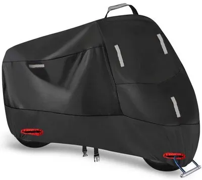 Immagine prodotto di Copertura impermeabile per moto XL 230x90x125 cm con strisce riflettenti