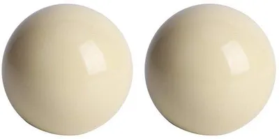 Productafbeelding van Dailygoods- Biljartballen Professionele Set - 2 Stuks - 5.72 cm - Pool/Snooker Ballen - Hoge Kwaliteit - Geschikt Voor Wedstrijdgebruik - Poolballen