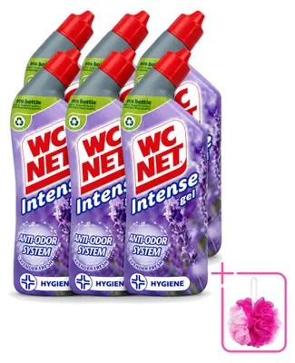 Produktbild von 6 x WC Net Toiletreiniger Gel Lavendel - 750 ml - Sparpackung - 6 Stücke