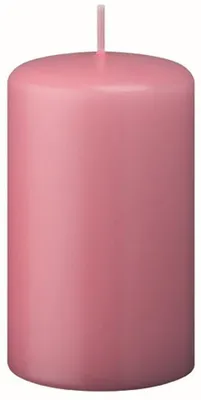 Produktbild von Flachkopf-Stumpenkerzen Altrosa 100 x Ø 100 mm, 4 Stück