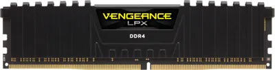 Produktbild von DIMM 32 GB DDR4-2666   (schwarz, CMK32GX4M1A2666C16, Vengeance LPX, INTEL XMP)