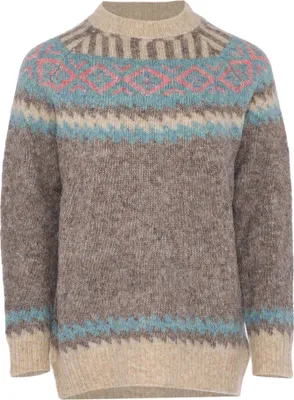 Image de Pull pour femme Jalene - marron clair multicolore, XS/S
