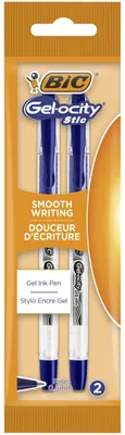 Productafbeelding van BIC Gel-ocity Stic blauwe gelpen, 0.5mm, 2 stuks
