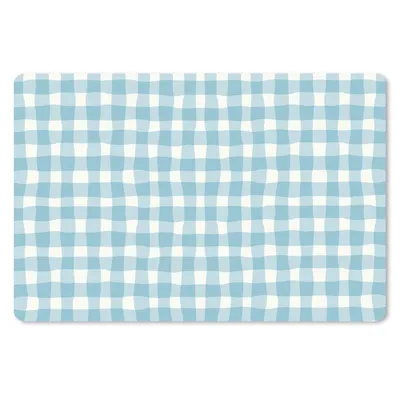 Produktbild von MuchoWow® Schreibtischunterlage Pastell - Blau - Muster 60x40 cm - XXL Mauspad - Großes Mauspad