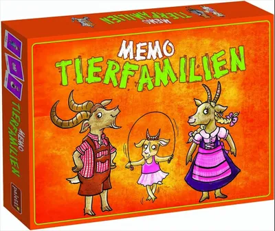 Produktbild von Memo Tierfamilien