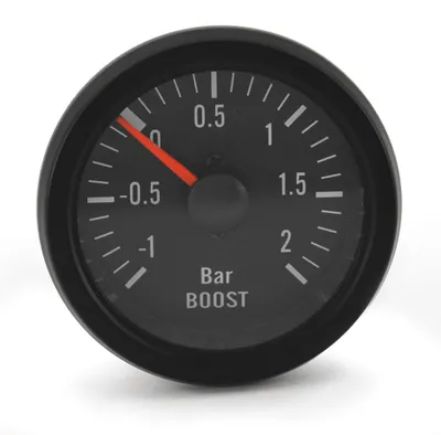 Image de Manomètre de turbocompresseur, 52 mm, plage de mesure : de +2,0 à 1 bar, pour véhicule