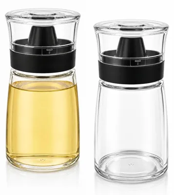 Öl- und Essigspender-Set, 2x 160 ml, Glas, transparent