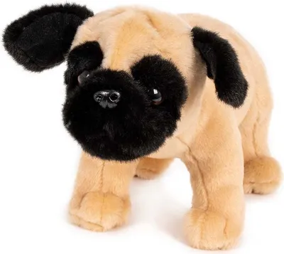 Produktbild von Plüschtier Hund, Mops, 24 cm, Kuscheltier Stofftier Haustiere Hunde