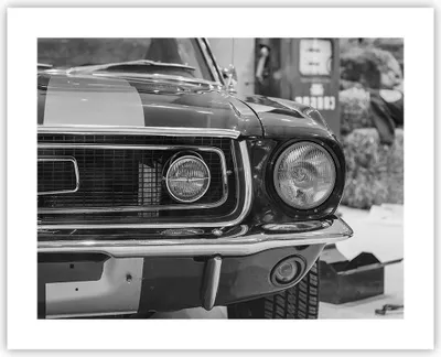 Produktbild von Poster - Poster ohne Rahmen - Ford Mustang Mach - 50x40 cm - Wand Bild - Wanddeko - Wandbilder - Kunstposter - Wandposter - Bilder - Kunstdruck - Wanddekoration - Wandbild - P2XAA50x40-4619