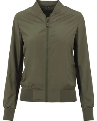Imagen del producto de Chaqueta bomber de nylon para mujer, ideal para construir tu marca