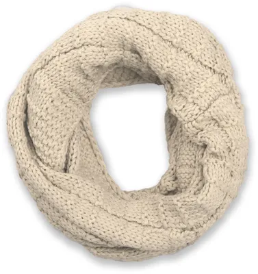 Produktbild von styleBREAKER Uni Strick Loop Schal kariert, Uni Feinstrick Schlauchschal, Winter Strickschal 01018154