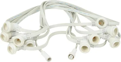 Produktbild von Showgear Festoon Light E27 100 cm Abstand - weiß - 20 m