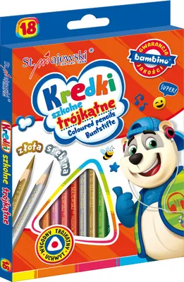 Produktbild von Dreieckige Bleistifte 18 Farben