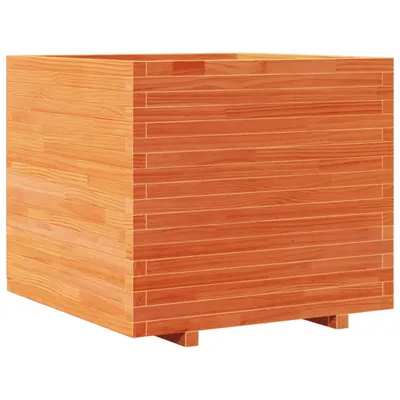 Produktbild von Pflanzkübel Wachsbraun 80x80x72 cm Massivholz Kiefer