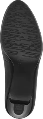 Image de Escarpins Mary Jane en cuir pour femme Tamaris avec plateforme et talon bloc 1-22490-42, pointure : 42 EU, couleur : noir