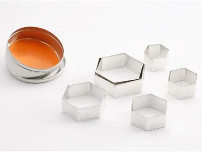 Image de Set de 6 emporte-pièces lisses Ø4,5-9,5 cm en acier inoxydable