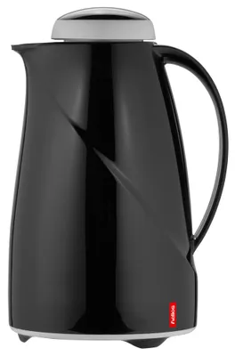 Produktbild von Helios Isolierkanne Wave Maxi 1,5 l schwarz, spülmaschinenfest