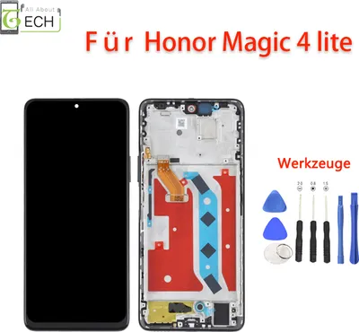 Produktbild von Für Honor Magic 4 Lite 5G LCD Display mit Rahmen Touchscreen Bildschirm Ersat...