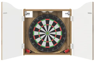 Produktbild von Dartboard Schrank Artisan-Eiche 56 x 12 x 63 cm Holzwerkstoff