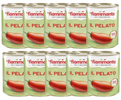 Image de Tomates Pelati 400 g - La Fiammante - 10 x