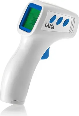 Immagine prodotto di Laica TH1003 termometro digitale per corpo Rilevazione da remoto Fronte Pulsanti  Bianco
