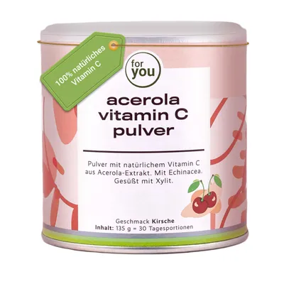 Produktbild von for you acerola vitamin c pulver